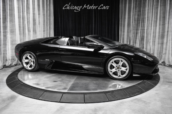Used 2006 Lamborghini Murcielago Roadster Only 8k Miles Front Axle Lifter Upgraded Stereo AMAZING CONDITION for sale Call for price at Chicago Motor Cars in West Chicago IL 60185 6