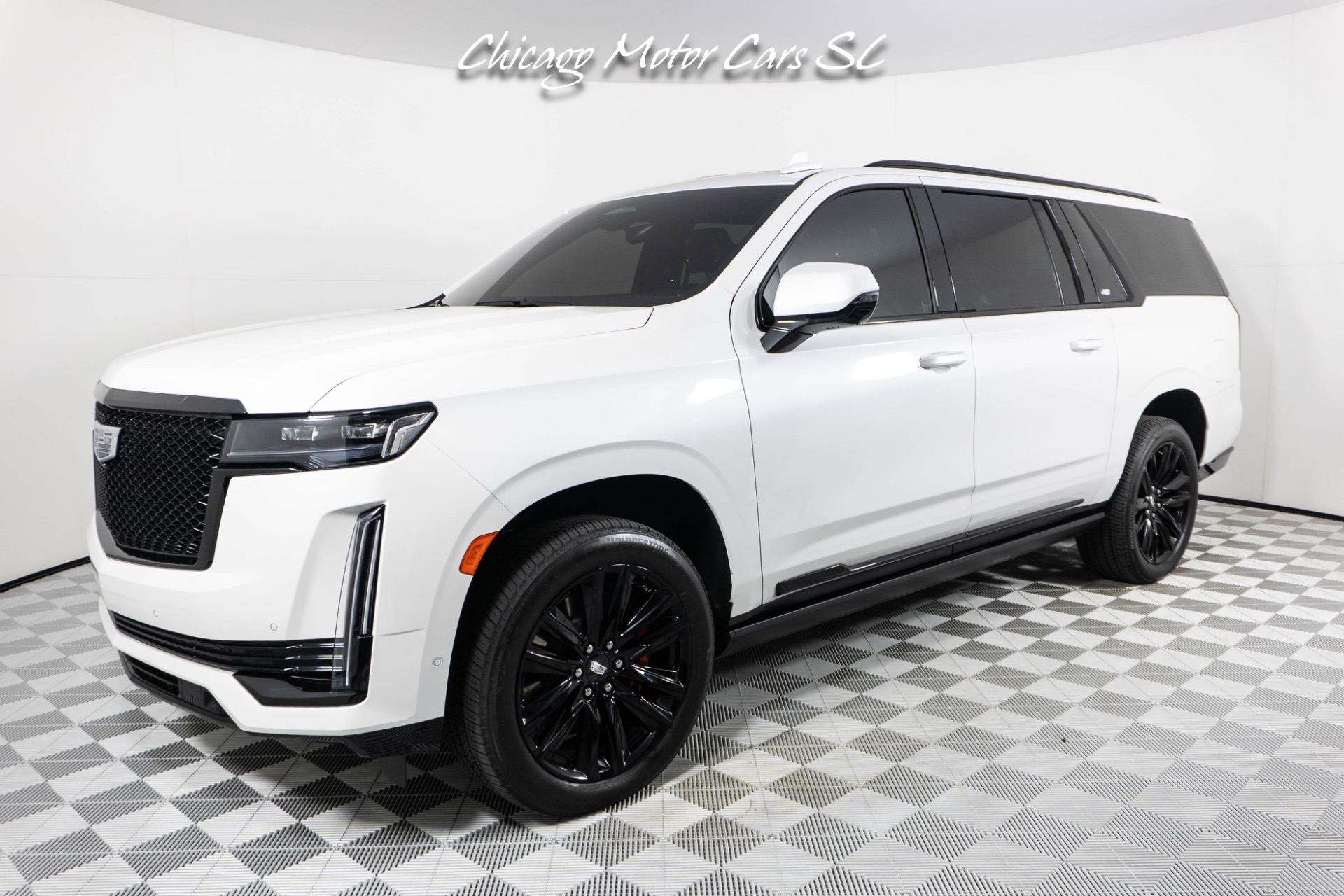 Used 2022 Cadillac Escalade ESV PLATINUM EDITION REAR ENTERTAINMENT NIGHT VISION REFRIDGERATOR w/ FREEZER for sale $67,800 at Chicago Motor Cars in West Chicago IL