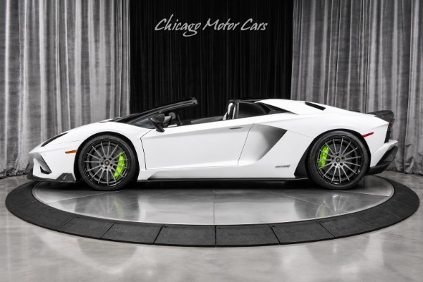 Used 2019 Lamborghini Aventador S LP740-4 S Roadster Carbon Aero Upgraded Wheels 9k Miles Front Lift for sale Call for price at Chicago Motor Cars in West Chicago IL 60185 3