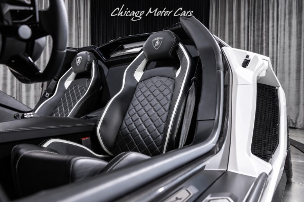 Used 2019 Lamborghini Aventador S LP740-4 S Roadster Carbon Aero Upgraded Wheels 9k Miles Front Lift for sale Call for price at Chicago Motor Cars in West Chicago IL 60185 4