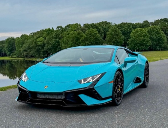 Used 2024 Lamborghini Huracan Tecnica AD PERSONAM BLU GLAUCO SPORT SEATS ONLY 1184 MILES for sale $379,800 at Chicago Motor Cars in West Chicago IL 60185 1