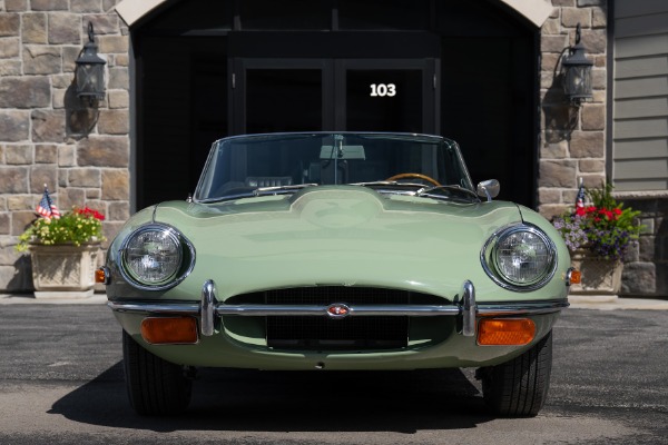 Used 1969 JAGUAR E-TYPE SERIES II XKE Series II Roadster Willow Green 4 Spd Manual 4.2 L for sale $124,800 at Chicago Motor Cars in West Chicago IL 60185 2
