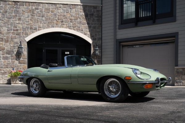 Used 1969 JAGUAR E-TYPE SERIES II XKE Series II Roadster Willow Green 4 Spd Manual 4.2 L for sale $124,800 at Chicago Motor Cars in West Chicago IL 60185 3