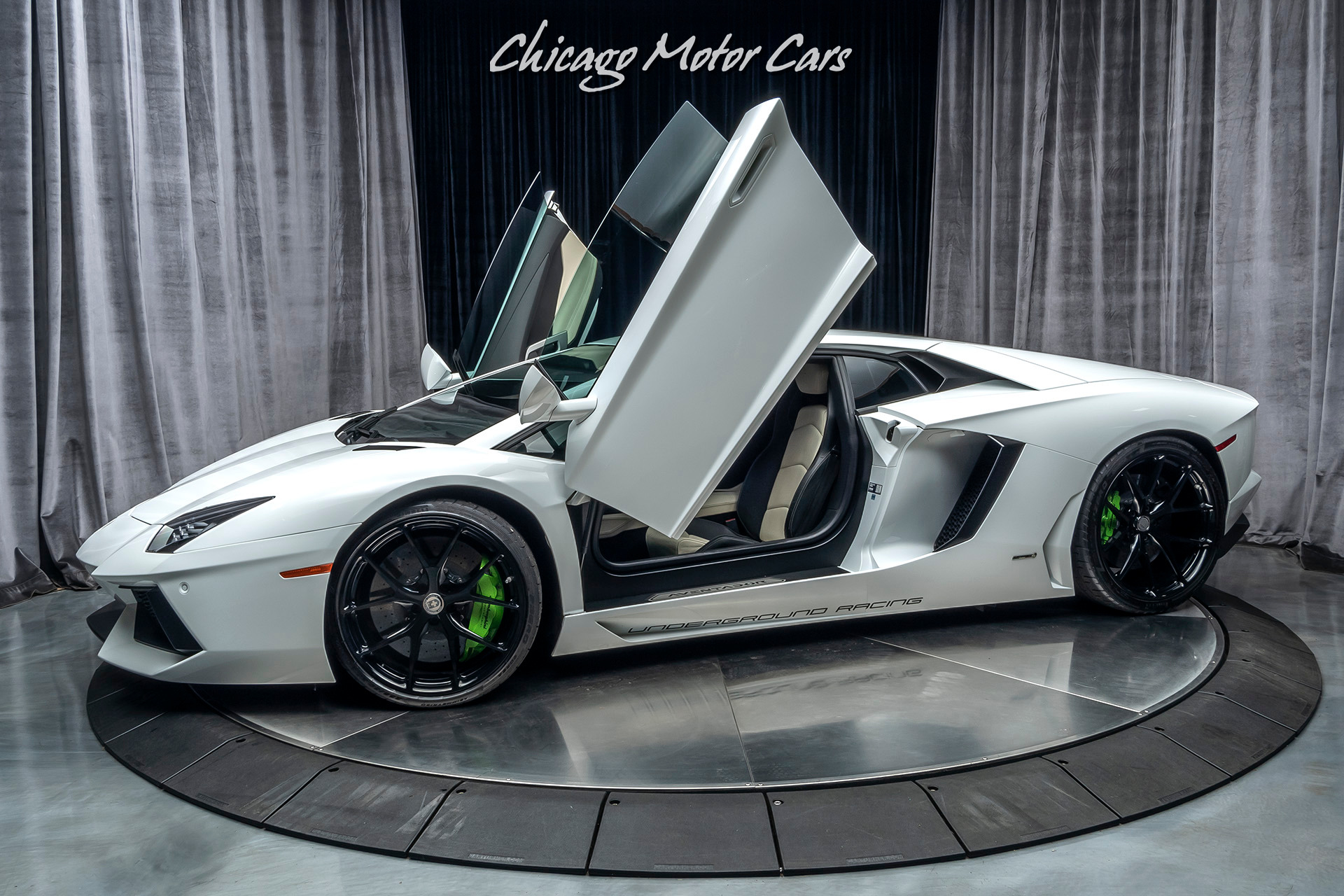 Used 2012 Lamborghini Aventador LP700-4 Coupe UGR Stage 1R Underground Racing 1500+ WHP for sale Sold at Chicago Motor Cars in West Chicago IL 60185 1