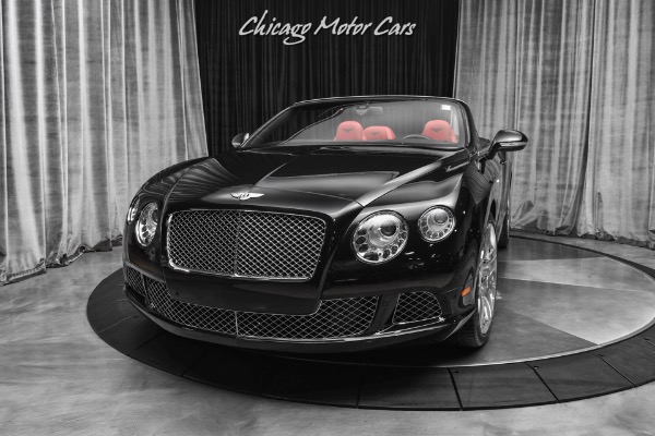 Used 2012 Bentley Continental GTC Convertible W12 Mulliner Package! Black/ Red Hot Color Combo! Just Serviced for sale Sold at Chicago Motor Cars in West Chicago IL 60185 2
