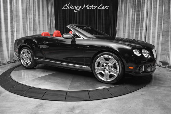 Used 2012 Bentley Continental GTC Convertible W12 Mulliner Package! Black/ Red Hot Color Combo! Just Serviced for sale Sold at Chicago Motor Cars in West Chicago IL 60185 6