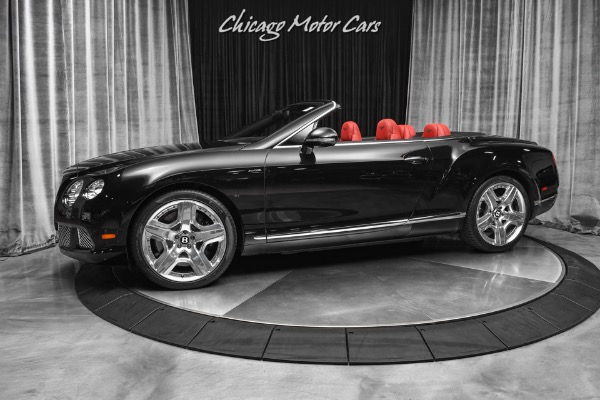 Used 2012 Bentley Continental GTC Convertible W12 Mulliner Package! Black/ Red Hot Color Combo! Just Serviced for sale Sold at Chicago Motor Cars in West Chicago IL 60185 1