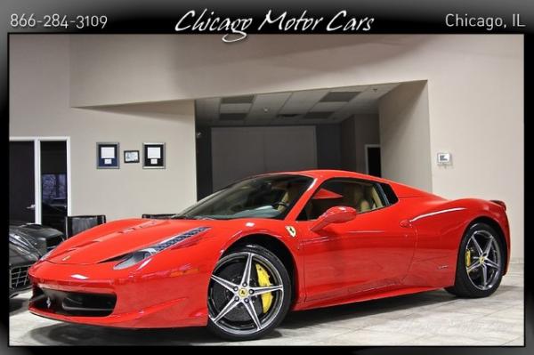Used 2013 Ferrari 458 Italia Spider for sale Sold at Chicago Motor Cars in West Chicago IL 60185 2