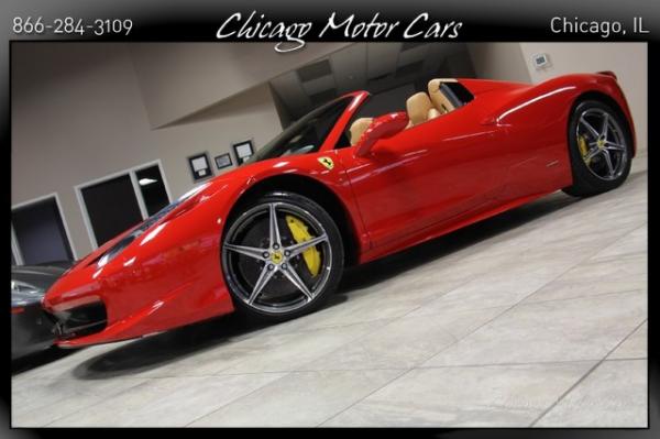 Used 2013 Ferrari 458 Italia Spider for sale Sold at Chicago Motor Cars in West Chicago IL 60185 3