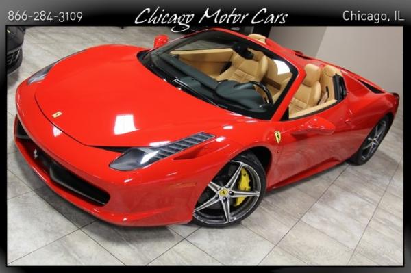 Used 2013 Ferrari 458 Italia Spider for sale Sold at Chicago Motor Cars in West Chicago IL 60185 4