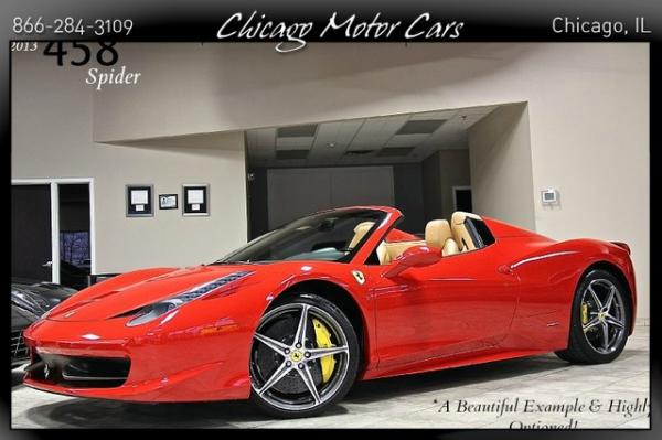 Used 2013 Ferrari 458 Italia Spider for sale Sold at Chicago Motor Cars in West Chicago IL 60185 1