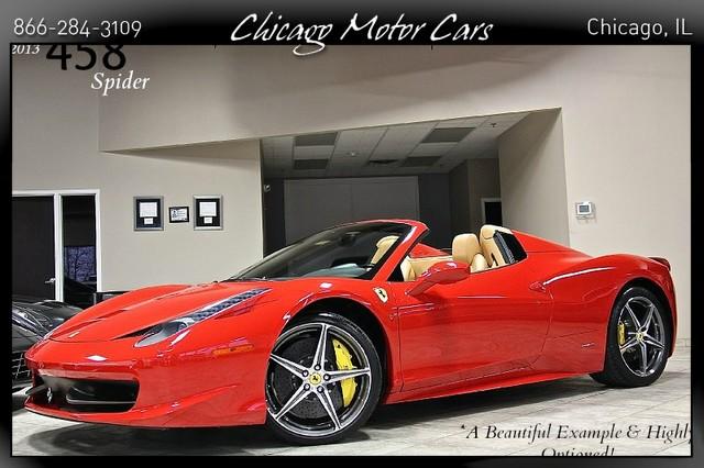 Used 2013 Ferrari 458 Italia Spider for sale Sold at Chicago Motor Cars in West Chicago IL 60185 1
