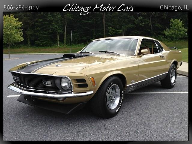Used 1970 Ford Mustang MACH 1 SCJ 428 Cobra Jet for sale Sold at Chicago Motor Cars in West Chicago IL 60185 1