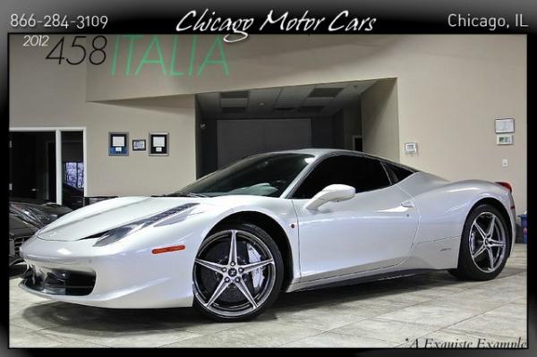 Used 2012 Ferrari 458 Italia for sale Sold at Chicago Motor Cars in West Chicago IL 60185 1