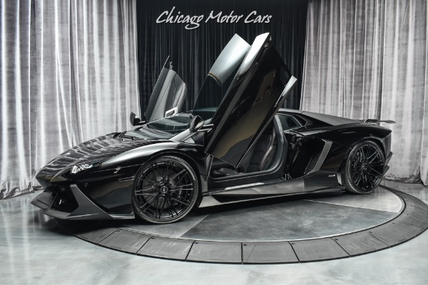 Used 2012 Lamborghini Aventador LP700-4 Coupe Vorsteiner Carbon Fiber Capristo Exhaust LOADED for sale Sold at Chicago Motor Cars in West Chicago IL 60185 1