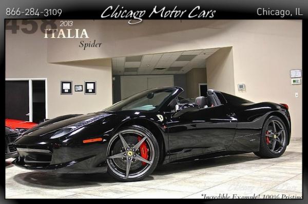 Used 2013 Ferrari 458 Italia Spider for sale Sold at Chicago Motor Cars in West Chicago IL 60185 1