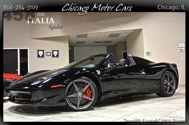Used 2013 Ferrari 458 Italia Spider for sale Sold at Chicago Motor Cars in West Chicago IL 60185 1