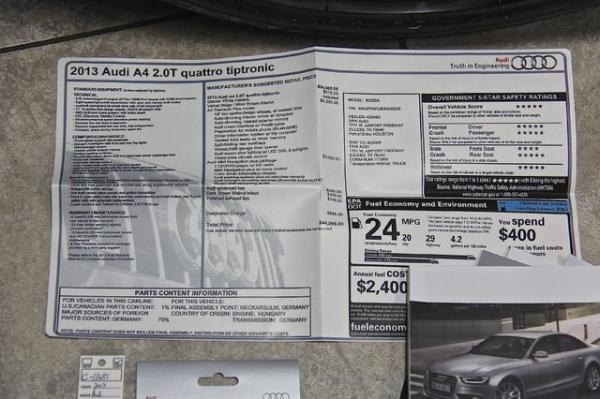 New-2013-Audi-A4-Premium-Plus-20T-Quattro