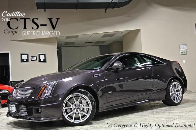 New 2014 Cadillac CTS-V 6.2L SuperCharged Coupe for sale Sold at Chicago Motor Cars in West Chicago IL 60185 1