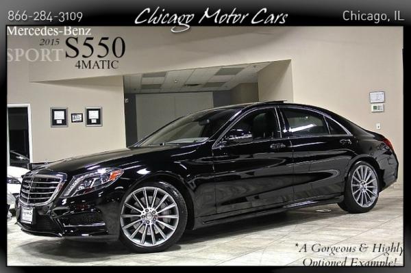 Used 2015 Mercedes-Benz S550 4-Matic Sport for sale Sold at Chicago Motor Cars in West Chicago IL 60185 1