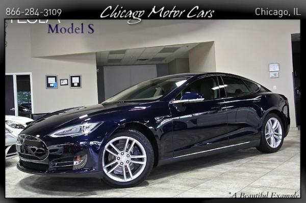 Used 2013 Tesla Model S for sale Sold at Chicago Motor Cars in West Chicago IL 60185 1