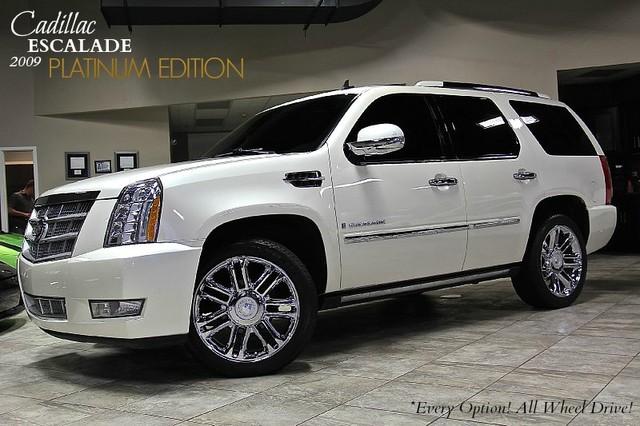 New 2009 Cadillac Escalade Platinum Edition for sale Sold at Chicago Motor Cars in West Chicago IL 60185 1