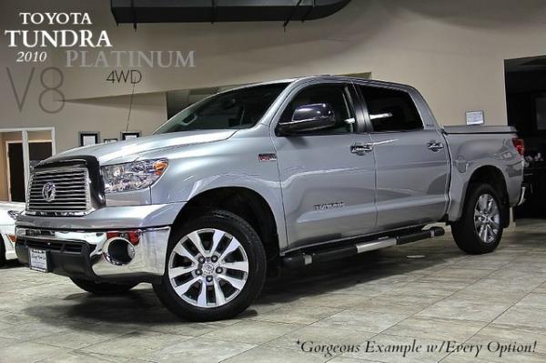 New 2010 Toyota Tundra Platinum 4WD CrewMax for sale Sold at Chicago Motor Cars in West Chicago IL 60185 1