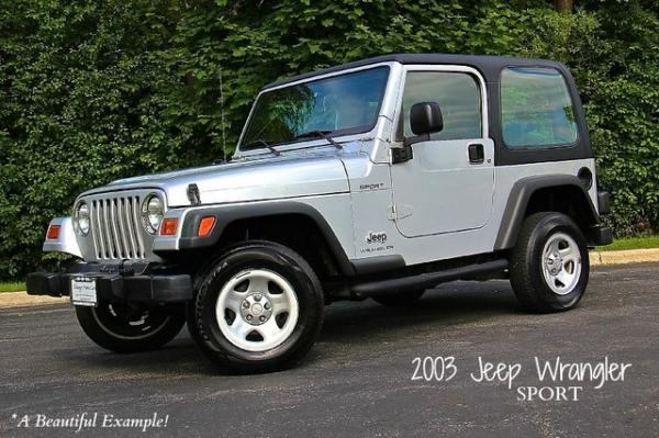 New 2003 Jeep Wrangler Sport for sale Sold at Chicago Motor Cars in West Chicago IL 60185 1