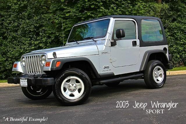 New 2003 Jeep Wrangler Sport for sale Sold at Chicago Motor Cars in West Chicago IL 60185 1