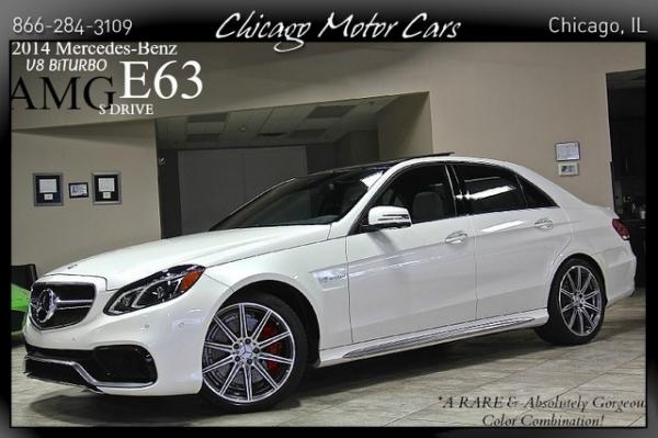 Used 2014 Mercedes-Benz E63S AMG 4 Matic for sale Sold at Chicago Motor Cars in West Chicago IL 60185 1