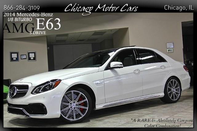 Used 2014 Mercedes-Benz E63S AMG 4 Matic for sale Sold at Chicago Motor Cars in West Chicago IL 60185 1
