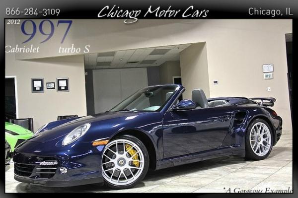 Used 2012 Porsche 911 Turbo S Cabriolet for sale Sold at Chicago Motor Cars in West Chicago IL 60185 1