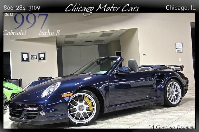 Used 2012 Porsche 911 Turbo S Cabriolet for sale Sold at Chicago Motor Cars in West Chicago IL 60185 1