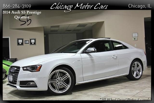 Used 2014 Audi S5 Prestige Quattro for sale Sold at Chicago Motor Cars in West Chicago IL 60185 1