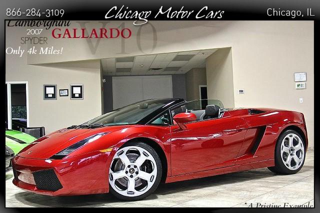 Used 2007 Lamborghini Gallardo Spyder for sale Sold at Chicago Motor Cars in West Chicago IL 60185 1