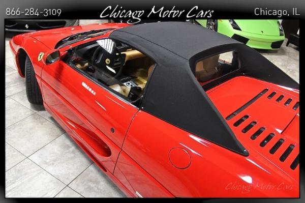 Used 1999 Ferrari 355 Spider Series Fiorano for sale Sold at Chicago Motor Cars in West Chicago IL 60185 4