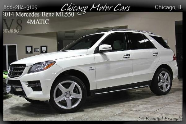 Used 2014 Mercedes-Benz ML550 4Matic for sale Sold at Chicago Motor Cars in West Chicago IL 60185 1