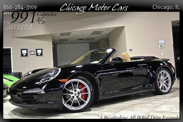 Used 2013 Porsche 911 Carrera 4S Cabriolet for sale Sold at Chicago Motor Cars in West Chicago IL 60185 1