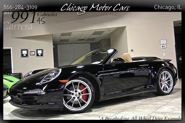 Used 2013 Porsche 911 Carrera 4S Cabriolet for sale Sold at Chicago Motor Cars in West Chicago IL 60185 1