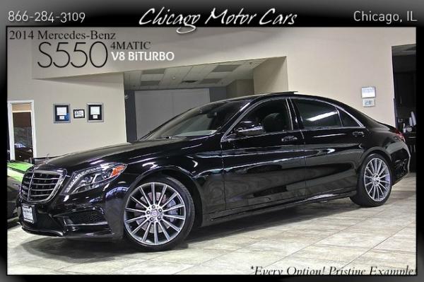Used 2014 Mercedes-Benz S550 4 Matic for sale Sold at Chicago Motor Cars in West Chicago IL 60185 1