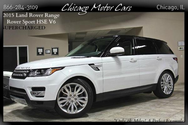 Used 2015 Land Rover Range Rover Sport HSE V6 SC for sale Sold at Chicago Motor Cars in West Chicago IL 60185 1