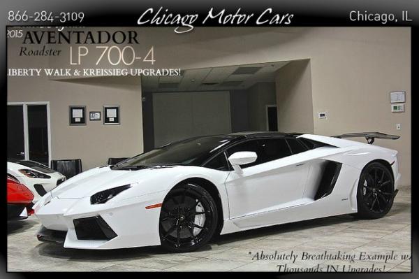 Used 2015 Lamborghini Aventador LP 700-4 LP 700-4 Roadster for sale Sold at Chicago Motor Cars in West Chicago IL 60185 1