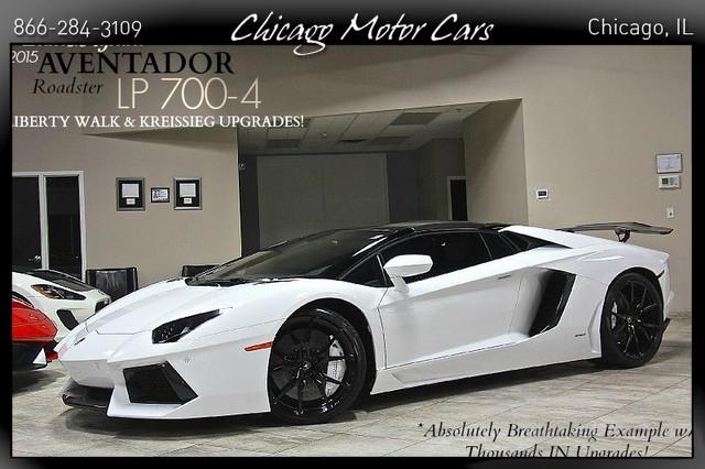 Used 2015 Lamborghini Aventador LP 700-4 LP 700-4 Roadster for sale Sold at Chicago Motor Cars in West Chicago IL 60185 1