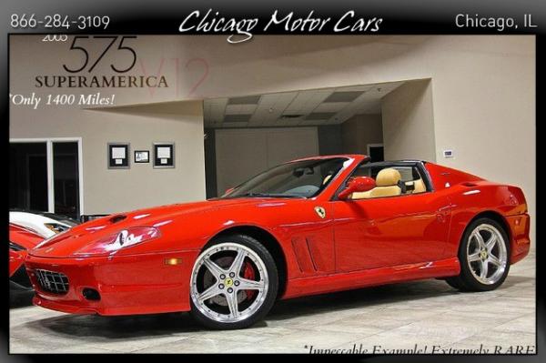 Used 2005 Ferrari 575 SuperAmerica for sale Sold at Chicago Motor Cars in West Chicago IL 60185 1