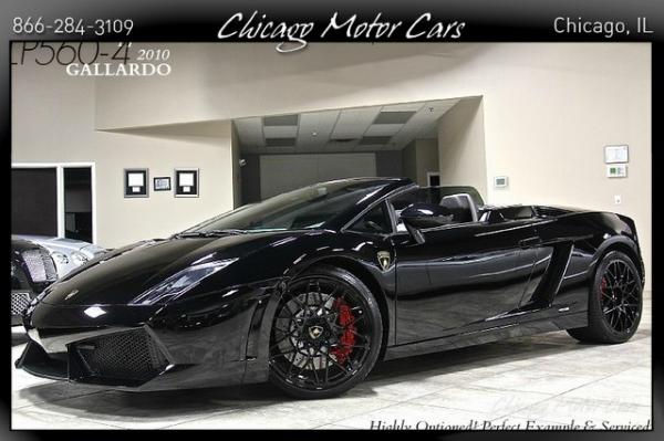 Used 2010 Lamborghini Gallardo LP560-4 Spyder LP 560-4 Spyder for sale Sold at Chicago Motor Cars in West Chicago IL 60185 1