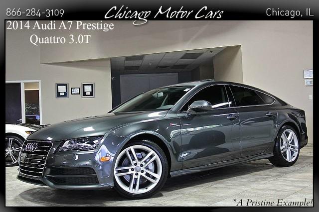Used 2014 Audi A7 Prestige Quattro 3.0 3.0T quattro Prestige for sale Sold at Chicago Motor Cars in West Chicago IL 60185 1