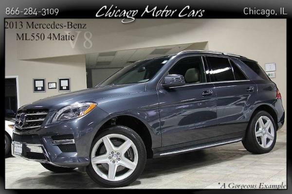 Used 2013 Mercedes-Benz ML550 4Matic ML550 for sale Sold at Chicago Motor Cars in West Chicago IL 60185 1