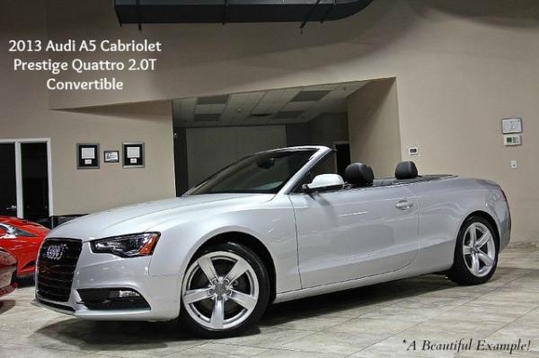 New 2013 Audi A5 Cabriolet Prestige Quattro 2.0T quattro Prestige for sale Sold at Chicago Motor Cars in West Chicago IL 60185 1