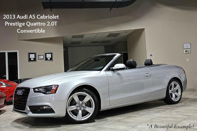 New 2013 Audi A5 Cabriolet Prestige Quattro 2.0T quattro Prestige for sale Sold at Chicago Motor Cars in West Chicago IL 60185 1