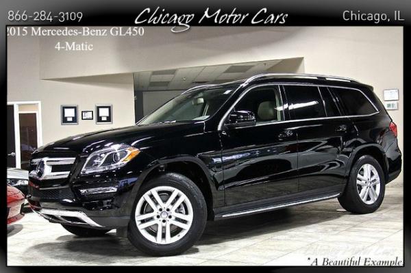 Used 2015 Mercedes-Benz GL450 4 Matic GL450 for sale Sold at Chicago Motor Cars in West Chicago IL 60185 1